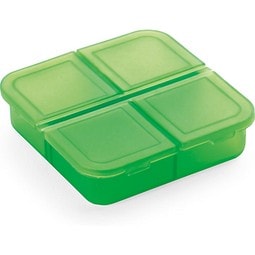 ROBERTS. Tablettenbox mit 4 Fächern, Hellgrün