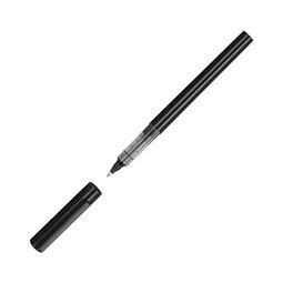 Rollerball aus Kunststoff mit Tinte, schwarz