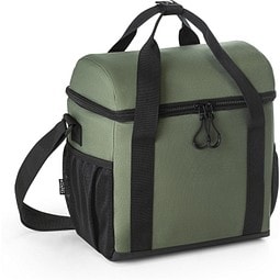 ROMA M. Gepolsterte Kühltasche aus recyceltem Polyester 600D Ripstop 11 L, Dunkelgrün