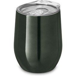 RONDE. Reisebecher aus Edelstahl 400 ml, Gewehrmetall