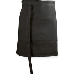 ROSEMARY. Barschürze aus Baumwolle und Polyester (150 g/m²), Schwarz
