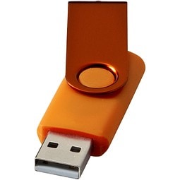 Rotate Metallic USB-Stick, orange, 32GB