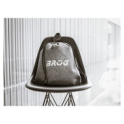 RPET Filz Rucksack PromoBag Plus, Hellgrau