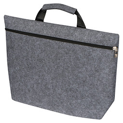 RPET Filz Laptoptasche Lugano,grau