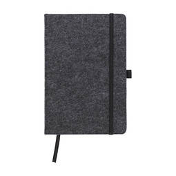rPET Filz Notizbuch Harper, dunkelgrau