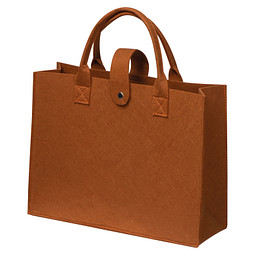 RPET Filztasche, braun