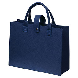 RPET Filztasche, dunkelblau
