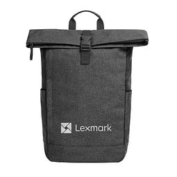 HALFAR Rucksack Circle aus rPET, schwarz meliert