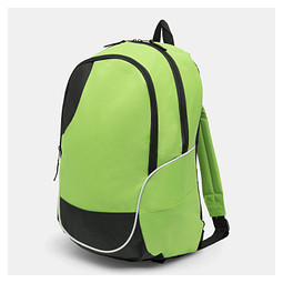 Rucksack CURVE,hellgrün, schwarz