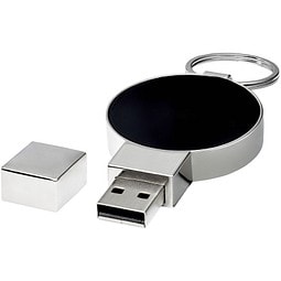 Runder Light Up USB Stick, blau, 4GB