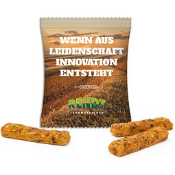 Rustini Vollkorn Sticks im Werbetütchen, 10 g, Folie transparent, inkl. Druck