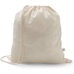 SALAMANCA. Turnbeutel aus recycelter Baumwolle (70%) und Polyester (30% rPET) (150 g/m²), Naturhell
