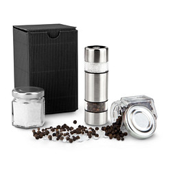 ROMINOX® Mini Salz- & Pfeffermühle Parum, silber