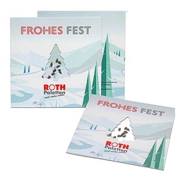Samen-Karte Tannenbaum, Fichte, 2-seit. Druck