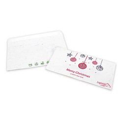 Samenpapier DIN lang-Umschlag, mit Digital2-seit. Druck