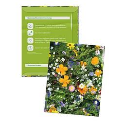 Samentütchen, Standardmotiv, Sommerblumenmischung
