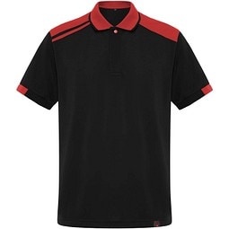 Samurai Kurzärmeliges Poloshirt mit antibakterieller Wirkung, 160 g/m2, unisex, schwarz, XL