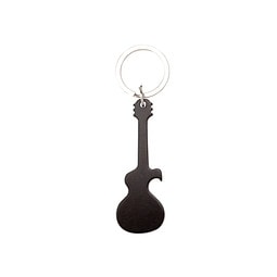 Schlüsselanhänger mit Flaschenöffner "Rockstar", schwarz