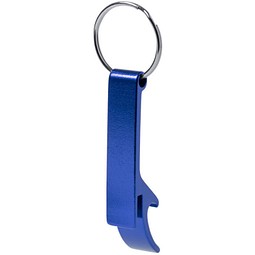 Schlüsselanhänger mit Flaschenöffner Stiked, Blau