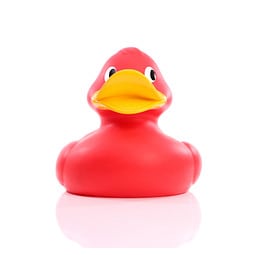 Schnabels® Bade-Ente Giant, 30 cm, rot