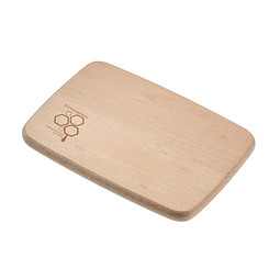 Schneidbrett Woody Rechteck, 22 x 14,7 cm, klein, natur