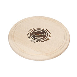 Schneidbrett Woody Rund, natur