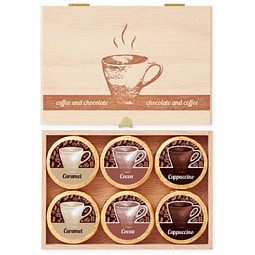 Schokolade zum Kaffee, natur