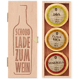 Schokolade zum Wein mit 6 Golddublonen, Bunt