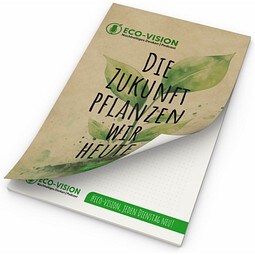 Schreibblock Cover Recycling, A5, 50 Blatt