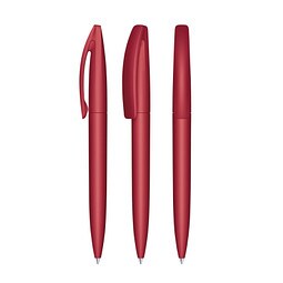 senator® Drehkugelschreiber Bridge Soft Touch, blaue Mine, rot 201