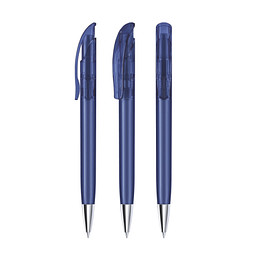 senator® Druckkugelschreiber Challenger Clear MT, blaue Mine, blau 2757