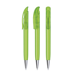 senator® Druckkugelschreiber Challenger Clear MT, blaue Mine, grün 376