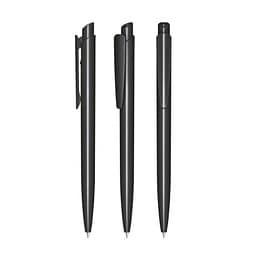 senator® Druckkugelschreiber Dart Polished, blaue Mine, schwarz
