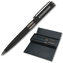 senator® Image Black Line Set, Kugelschreiber und Rollerball, blaue Mine