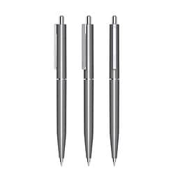 senator® Druckkugelschreiber Point Polished, blaue Mine, grau cool gray 9