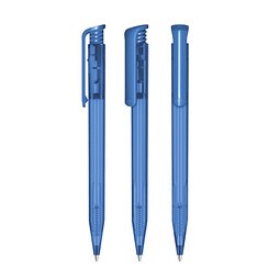senator® Druckkugelschreiber Super Hit Frosted, blaue Mine, blau 2935