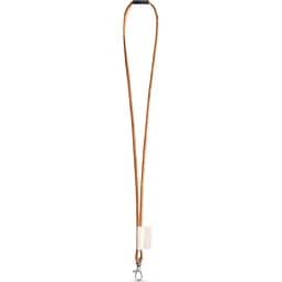 SET Lanyard CORK Long (Ø 5 mm) mit 9 mm Karabinerhaken und Ø 5 mm Sicherheitsverschluss, Natur