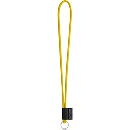 SET Lanyard TUBE Long (Ø 7 mm) mit Ring Ø 32 mm, 310 - Gelb