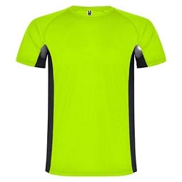 Shanghai Sport T-Shirt für Kinder, Fluor Green / schwarz, 8