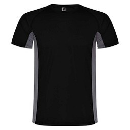 Shanghai Sport T-Shirt für Kinder, schwarz / Dark Lead, 16