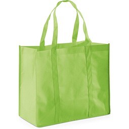 SHOPPER. Einkaufstasche aus Non-woven (80 g/m²), Hellgrün