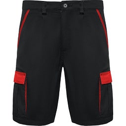 Workwear Shorts Tahoe, XXXL, schwarz/rot