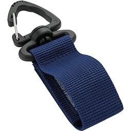 SIERRO Hook and Loop, Klettband mit Dreieckschnalle, blau
