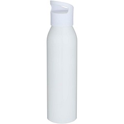 Sky 650 ml RCS-zertifizierte, einwandige Trinkflasche aus recyceltem Edelstahl, weiss
