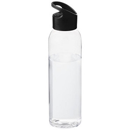 Sky Tritan Flasche, 650 ml, schwarz,transparent