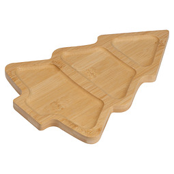 Snackschälchen aus Bambus, beige