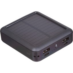 Solar Powerbank 10.000mAh Crete,schwarz
