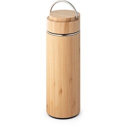 SOW. Thermoskanne aus Bambus und Edelstahl 440 ml, Natur