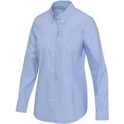 Sphene 165 g/m² Oxford Bluse, hellblau, XXL