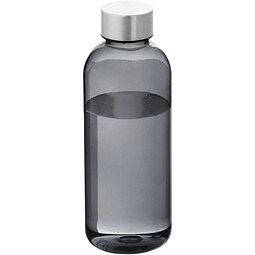 Spring Trinkflasche, 600 ml, transparent schwarz